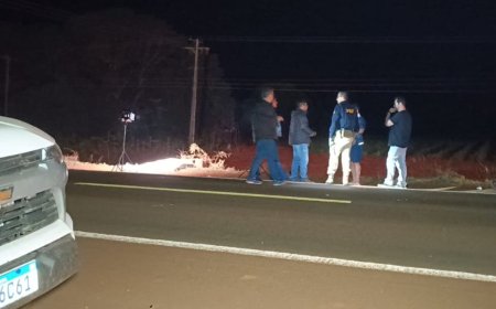 Ciclista de 18 anos morre em acidente na BR-376 entre Dourados e Fátima do Sul
