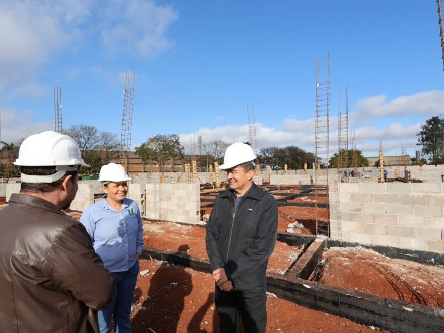 Policlínica de Dourados: Marçal Filho Vistoria Obra que Revolucionará a Saúde Pública