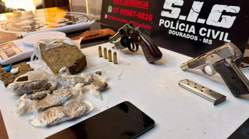 Adolescentes investigados por tentativa de homicídio são apreendidos com armas e drogas