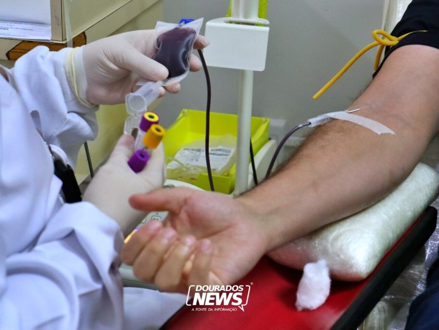 Falta de doadores de sangue ameaça estoques do Hemosul em Dourados