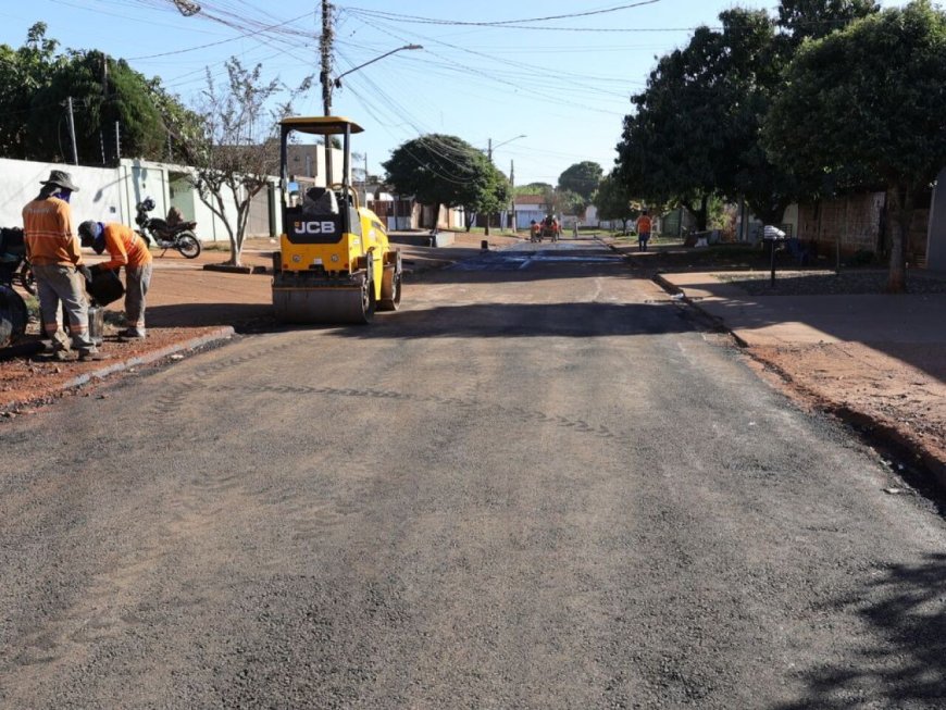 Frente de Recuperação Asfáltica Avança e Transforma Vias do Jardim Maipu