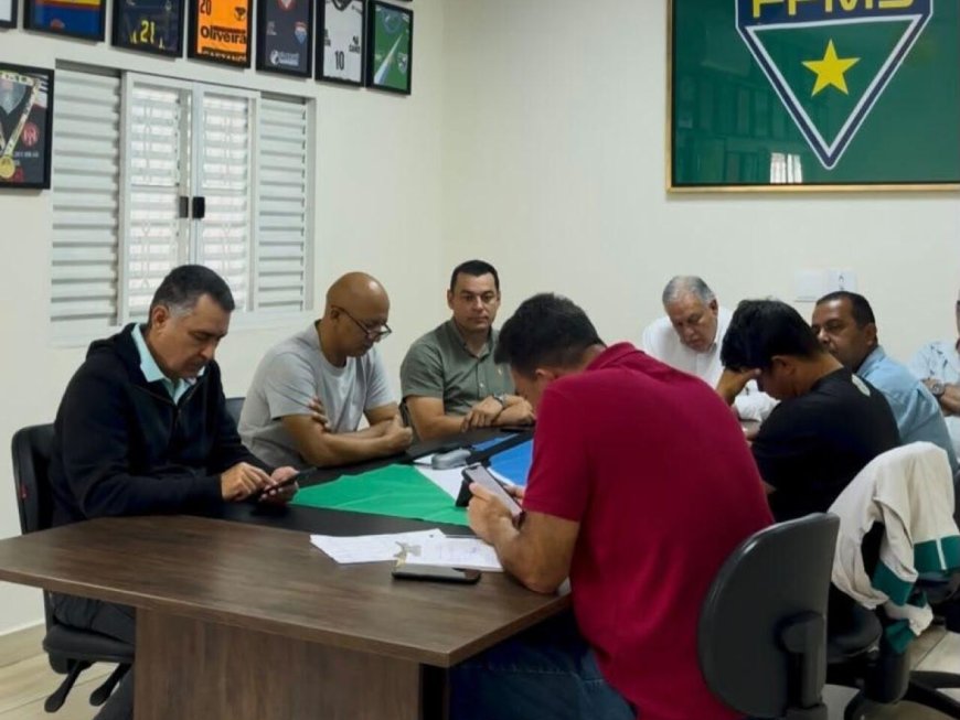 Federação reune Grupo de Trabalho da Base para discutir fortalecimento do futebol de base em MS