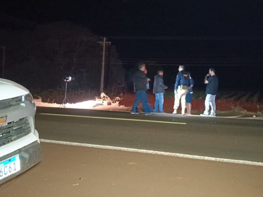 Ciclista de 18 anos morre em acidente na BR-376 entre Dourados e Fátima do Sul