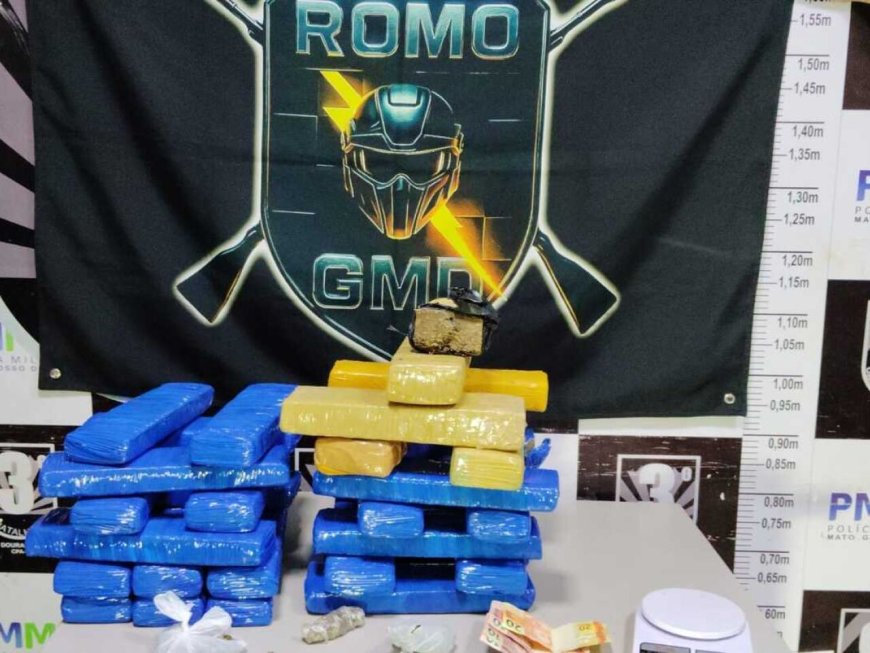Três homens são presos após apreensão de drogas dentro de residência em Dourados