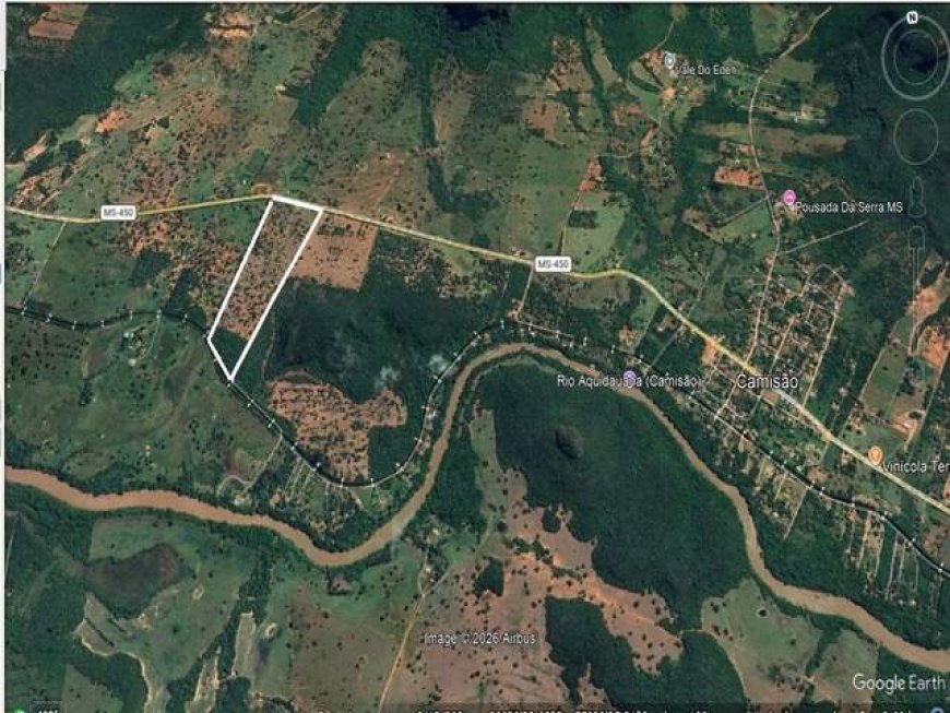 Imóvel Rural de 20,2472 Hectares Vende-se em Camisão - Aquidauana