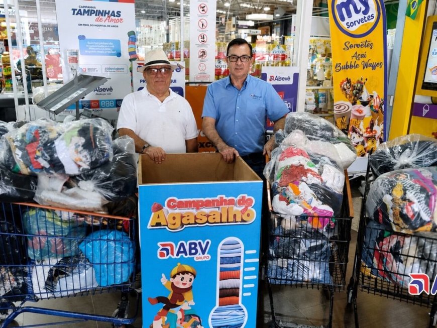 Grupo ABV Reforça Campanha do Agasalho e Busca Superar Meta de Doações