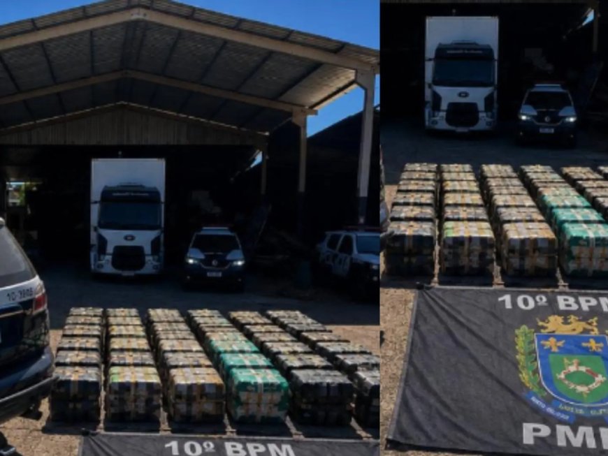 Polícia Apreende 142 Fardos de Mercadorias de Origem Estrangeira em Dourados